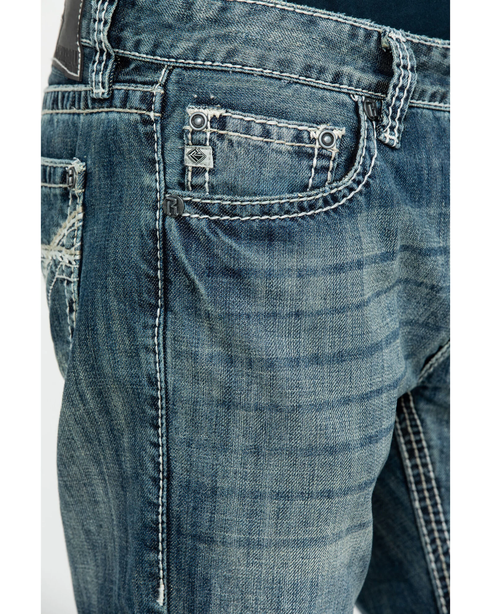 Rock & Roll Denim Men's Pistol Med Bootcut Jeans 4 Rock & Roll Denim Men's Pistol Med Bootcut Jeans - Image 4