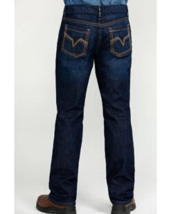 Cody James Men's FR Millikin Dark Slim Bootcut Work Jeans 