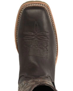 Double H Men's Dark Brown Elk Western Boots - Broad Square Toe -Cowboy Pradise 2000285688 240 P6