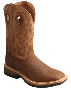 Twisted X Men's Lite Western Work Boots - Broad Square Toe