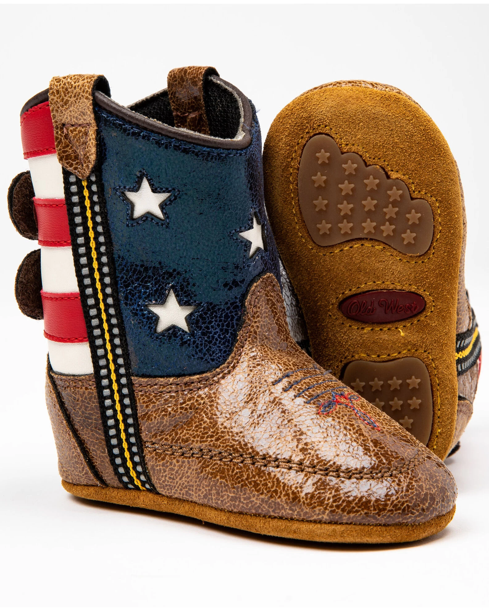 Cody James Infant Boys' Flag Poppet Western Boots - Round Toe 2 Cody James Infant Boys' Flag Poppet Western Boots - Round Toe - Image 2