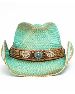 Shyanne Women's Cactus Flower Western Straw Hat 9 Shyanne Women's Cactus Flower Western Straw Hat -Cowboy Pradise 2000289844 400 P4