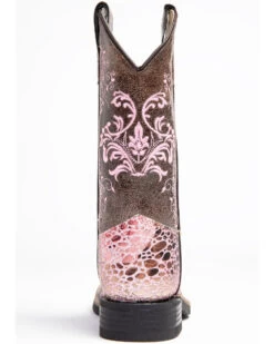 Shyanne Little Girls' Faux Leather Western Boots - Square Toe 11 Shyanne Little Girls' Faux Leather Western Boots - Square Toe -Cowboy Pradise 2000291620 650 P5