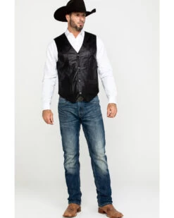 Liberty Wear Men's Jackson Lambskin Leather Vest 11 Liberty Wear Men's Jackson Lambskin Leather Vest -Cowboy Pradise 2000292448 001 P6