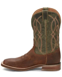 Tony Lama Men's Landgrab Brown Western Boots - Broad Square Toe 9 Tony Lama Men's Landgrab Brown Western Boots - Broad Square Toe -Cowboy Pradise 2000293428 200 P3
