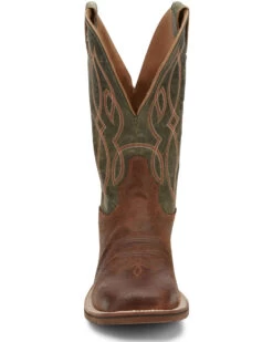 Tony Lama Men's Landgrab Brown Western Boots - Broad Square Toe 11 Tony Lama Men's Landgrab Brown Western Boots - Broad Square Toe -Cowboy Pradise 2000293428 200 P5