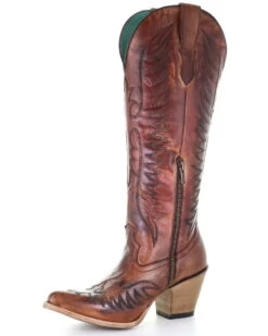 Corral Women's Cognac Embroidery Western Boots - Medium Toe -Cowboy Pradise 2000293441 200 P6