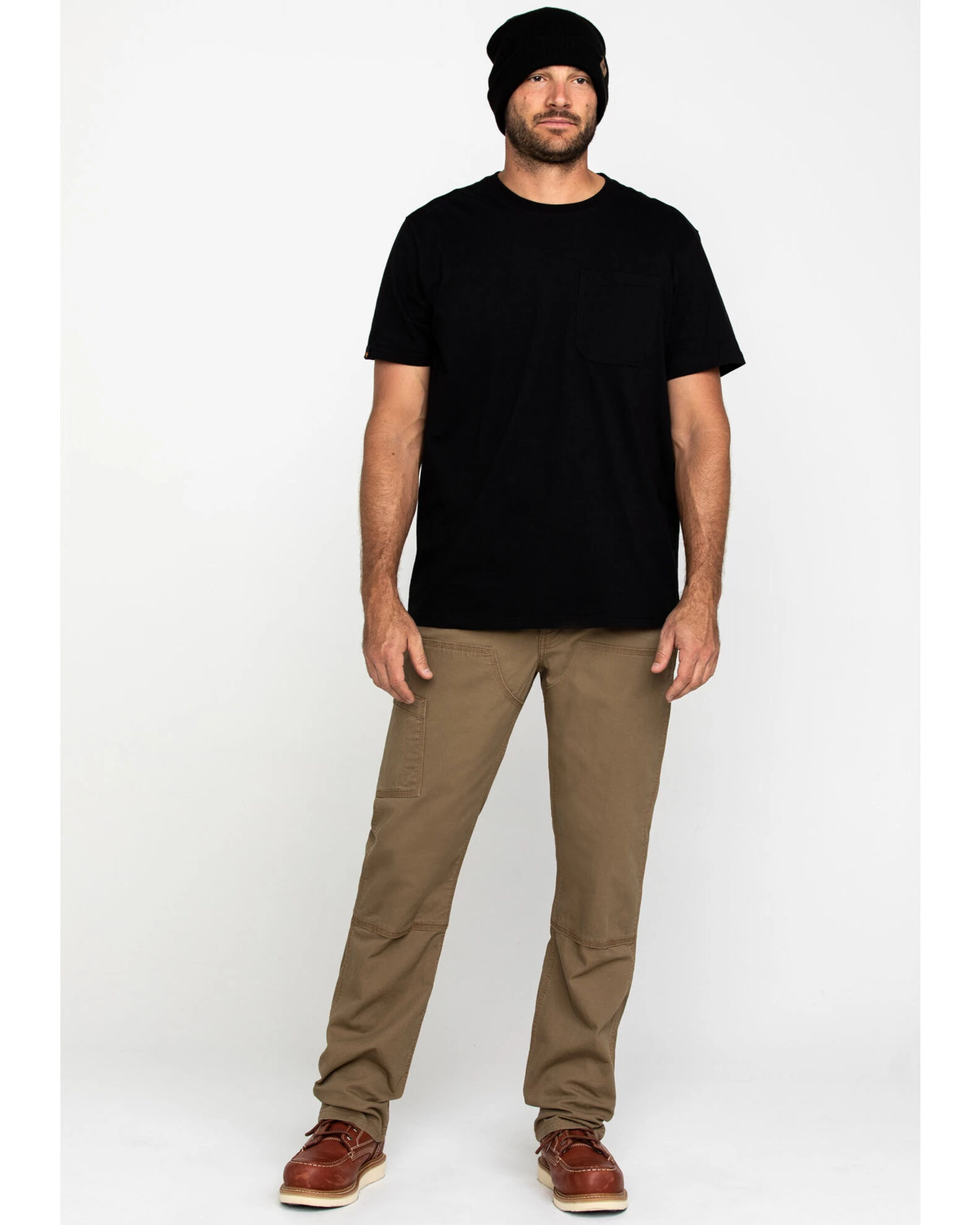 Ariat Men's Khaki Rebar M4 Made Tough Durastretch Double Front Straight Work Pants 6 Ariat Men's Khaki Rebar M4 Made Tough Durastretch Double Front Straight Work Pants - Image 6