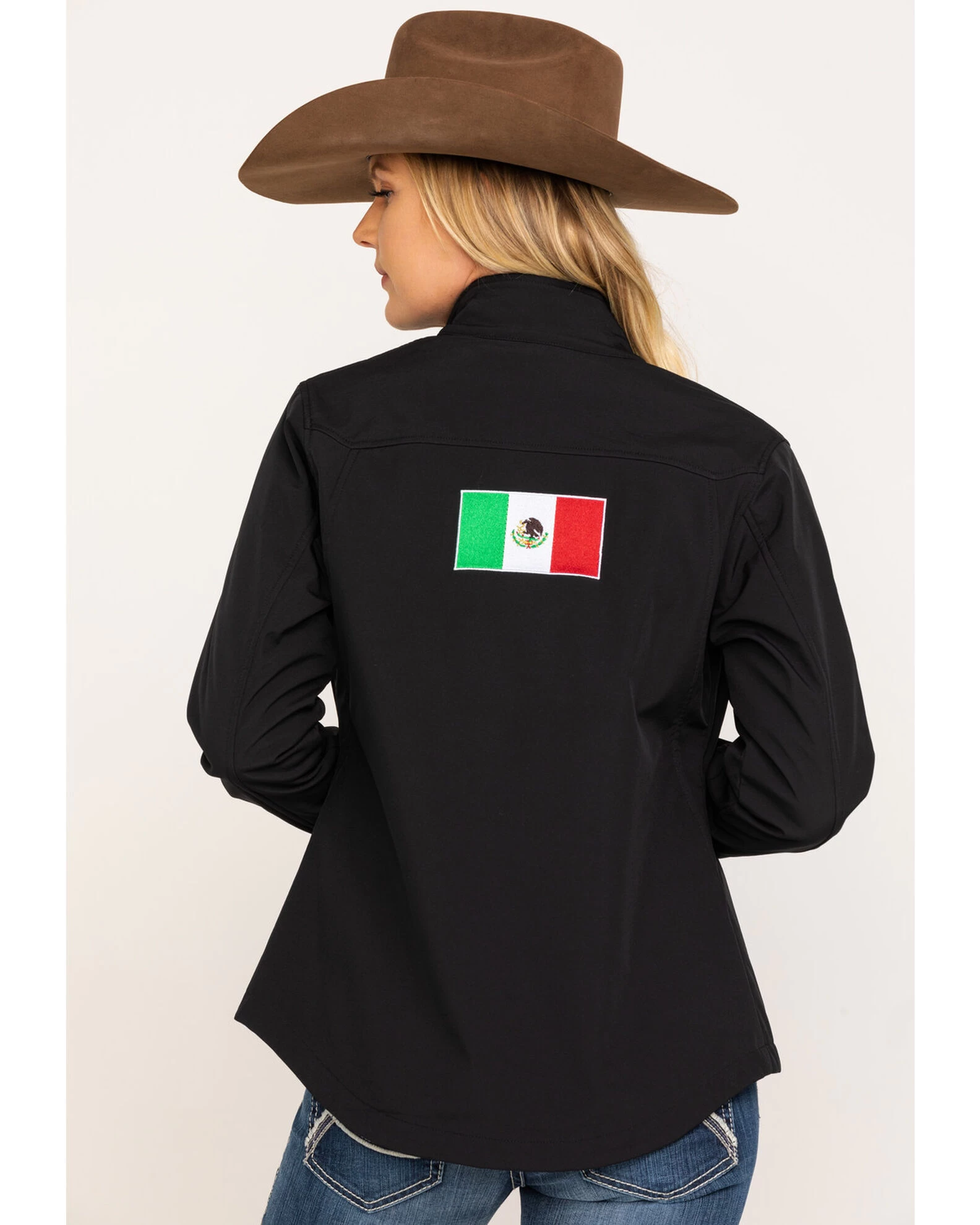 Ariat Women's Classic Team Mexico Flag Softshell Jacket 1 Ariat Women's Classic Team Mexico Flag Softshell Jacket