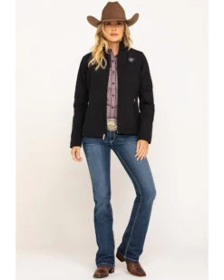 Ariat Women's Classic Team Mexico Flag Softshell Jacket 11 Ariat Women's Classic Team Mexico Flag Softshell Jacket -Cowboy Pradise 2000295225 001 P6