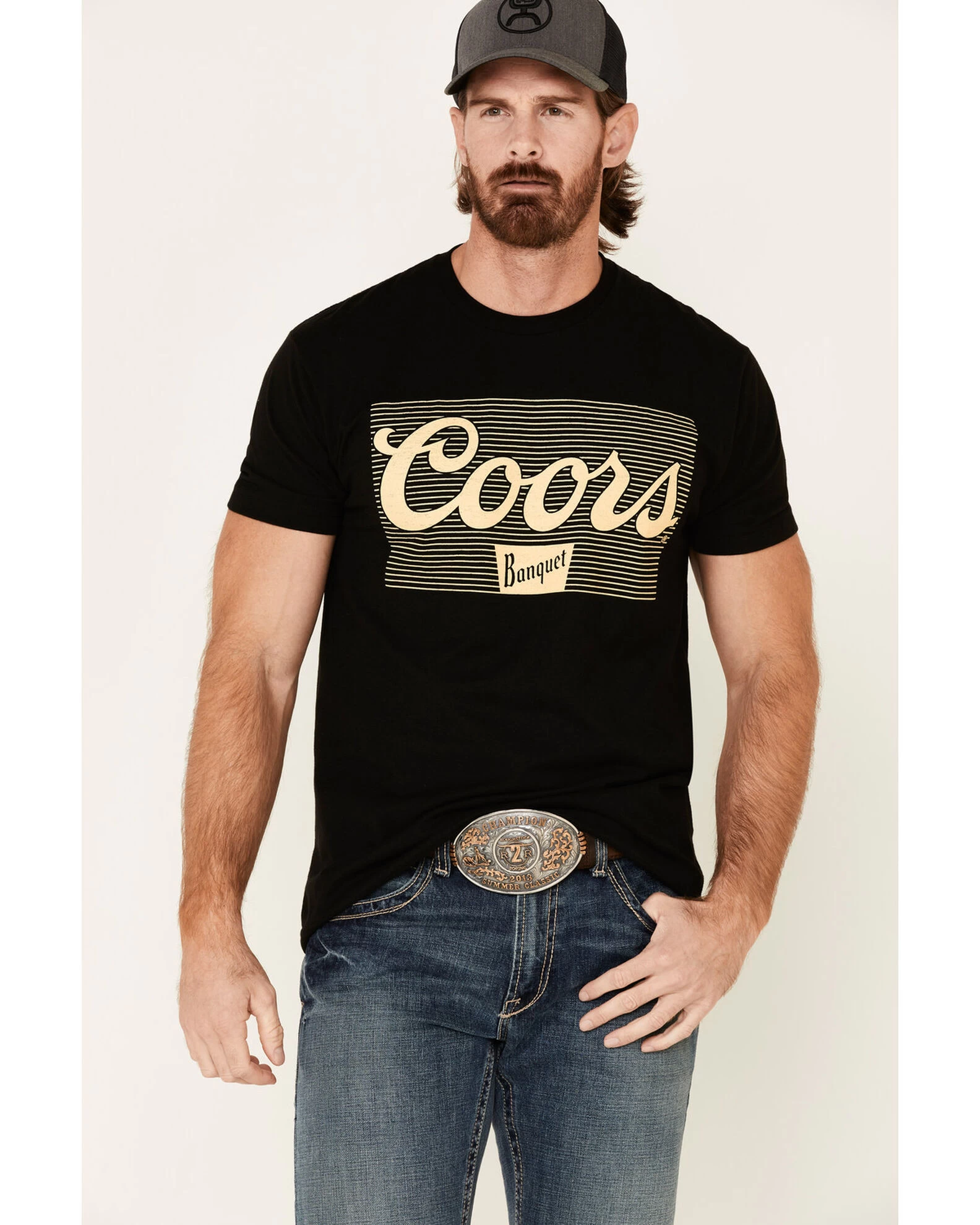 Brew City Beer Gear Men's Vintage Coors Short Sleeve Graphic T-Shirt 1 Brew City Beer Gear Men's Vintage Coors Short Sleeve Graphic T-Shirt