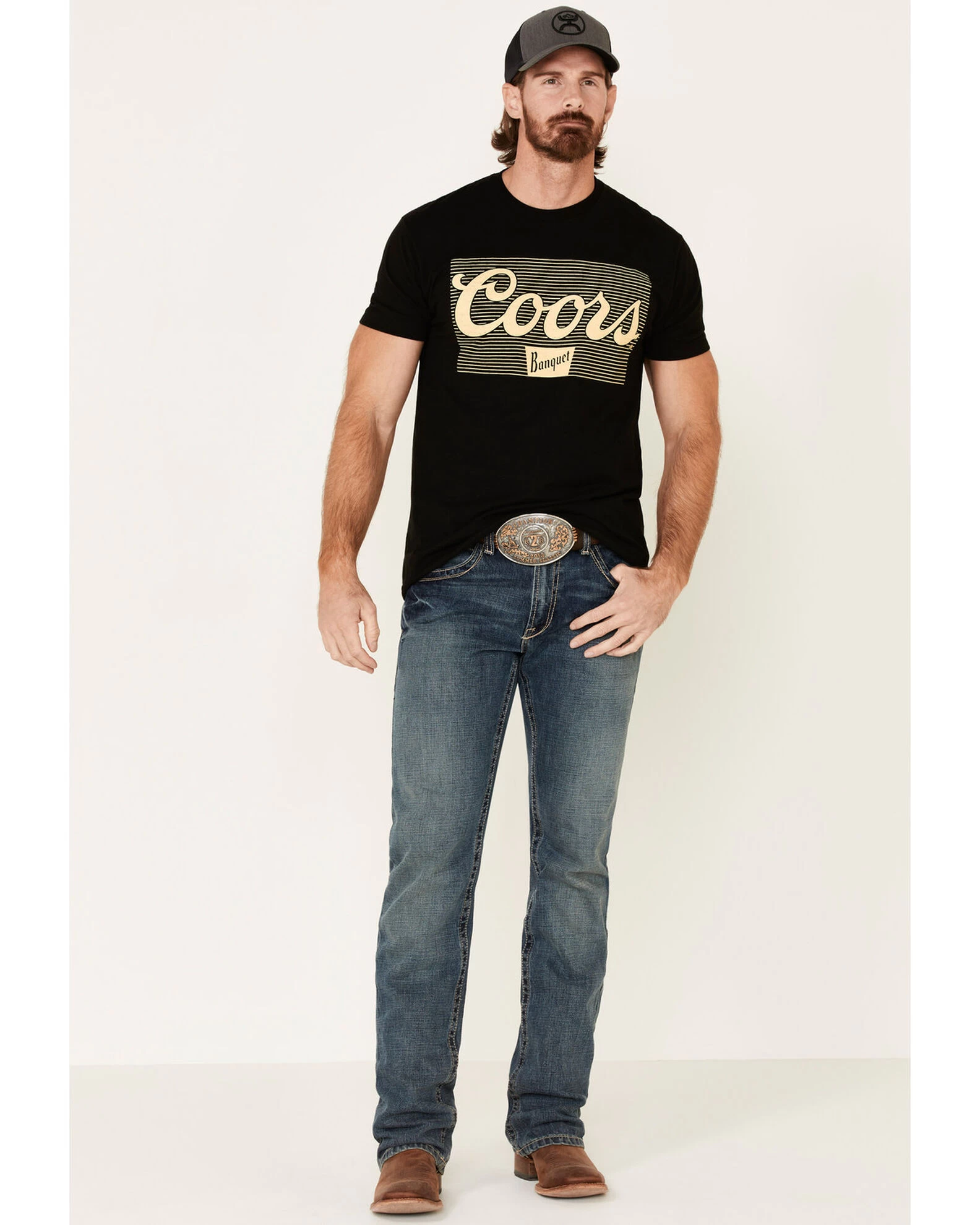 Brew City Beer Gear Men's Vintage Coors Short Sleeve Graphic T-Shirt 2 Brew City Beer Gear Men's Vintage Coors Short Sleeve Graphic T-Shirt - Image 2