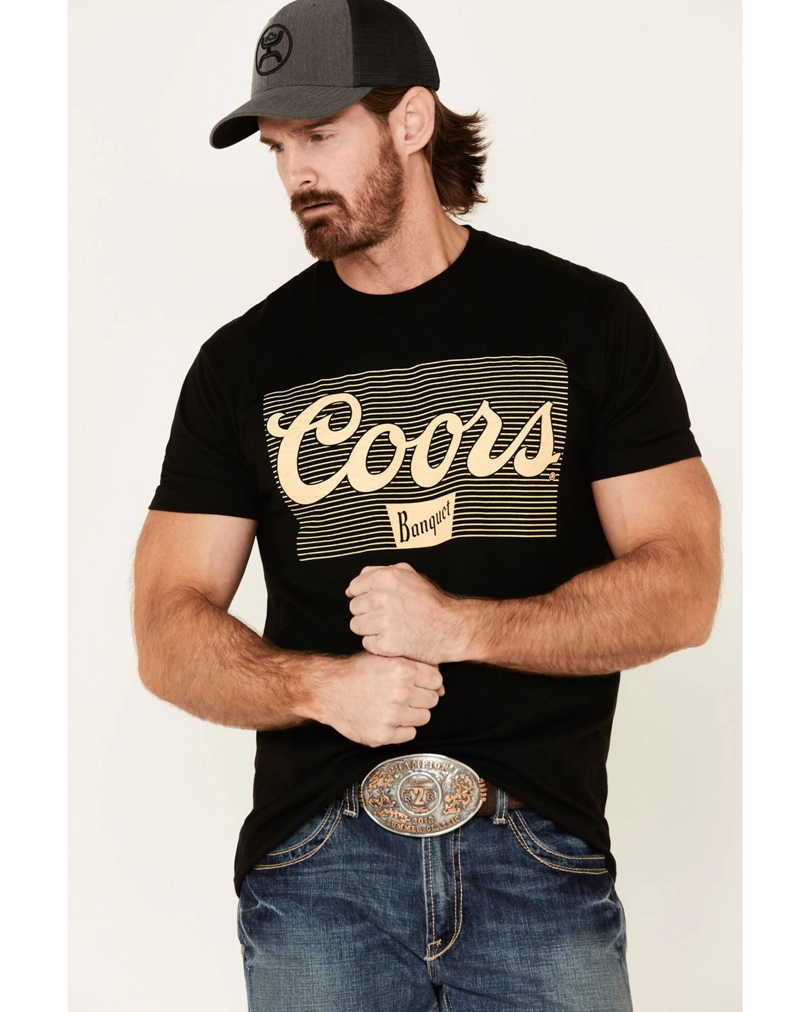 Brew City Beer Gear Men's Vintage Coors Short Sleeve Graphic T-Shirt 4 Brew City Beer Gear Men's Vintage Coors Short Sleeve Graphic T-Shirt - Image 4