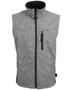 STS Ranchwear Men's Light Leather Barrier Vest 