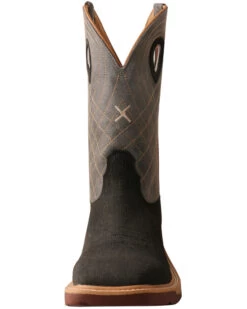 Twisted X Men's Brown CellStretch Western Boots - Broad Square Toe -Cowboy Pradise 2000307467 200 P5