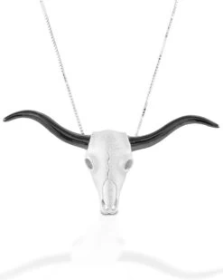 Kelly Herd Women's Longhorn Skull Necklace