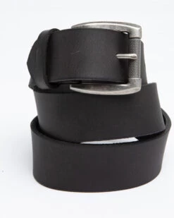 Hawx Men's Black Plain Roller Buckle Work Belt