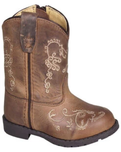 Smoky Mountain Toddler Girls' Hopalong Western Boots - Round Toe