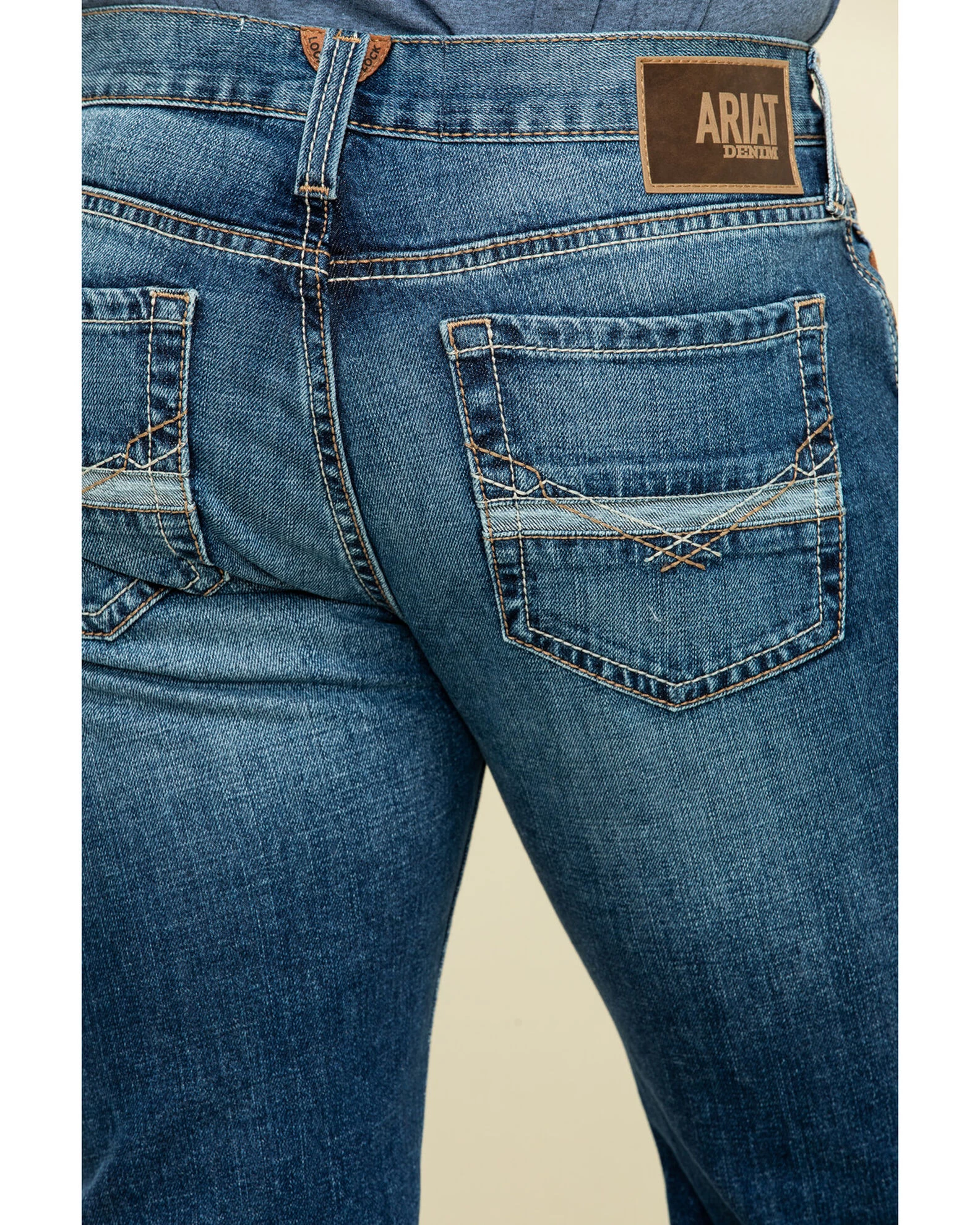 Ariat Men's M7 Rocker Summit Dark Stretch Stackable Slim Straight Jeans 4 Ariat Men's M7 Rocker Summit Dark Stretch Stackable Slim Straight Jeans - Image 4