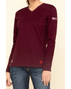 Ariat Women's Malbec FR AC Long Sleeves T-Shirt -Cowboy Pradise 2000322198 600 P4