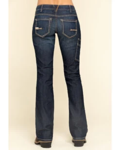 Ariat Women's Rebar Mid Rise Durastretch Riveter Work Bootcut Jeans 9 Ariat Women's Rebar Mid Rise Durastretch Riveter Work Bootcut Jeans -Cowboy Pradise 2000322222 400 P4