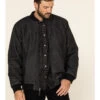 Moonshine Spirit Men's Steal Bomber Sherpa-Lined Jacket 