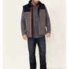 Hawx Men's Gray Colorblock Whistler Insulated Work Vest 