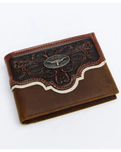 Cody James Men's Tooled Bifold Wallet