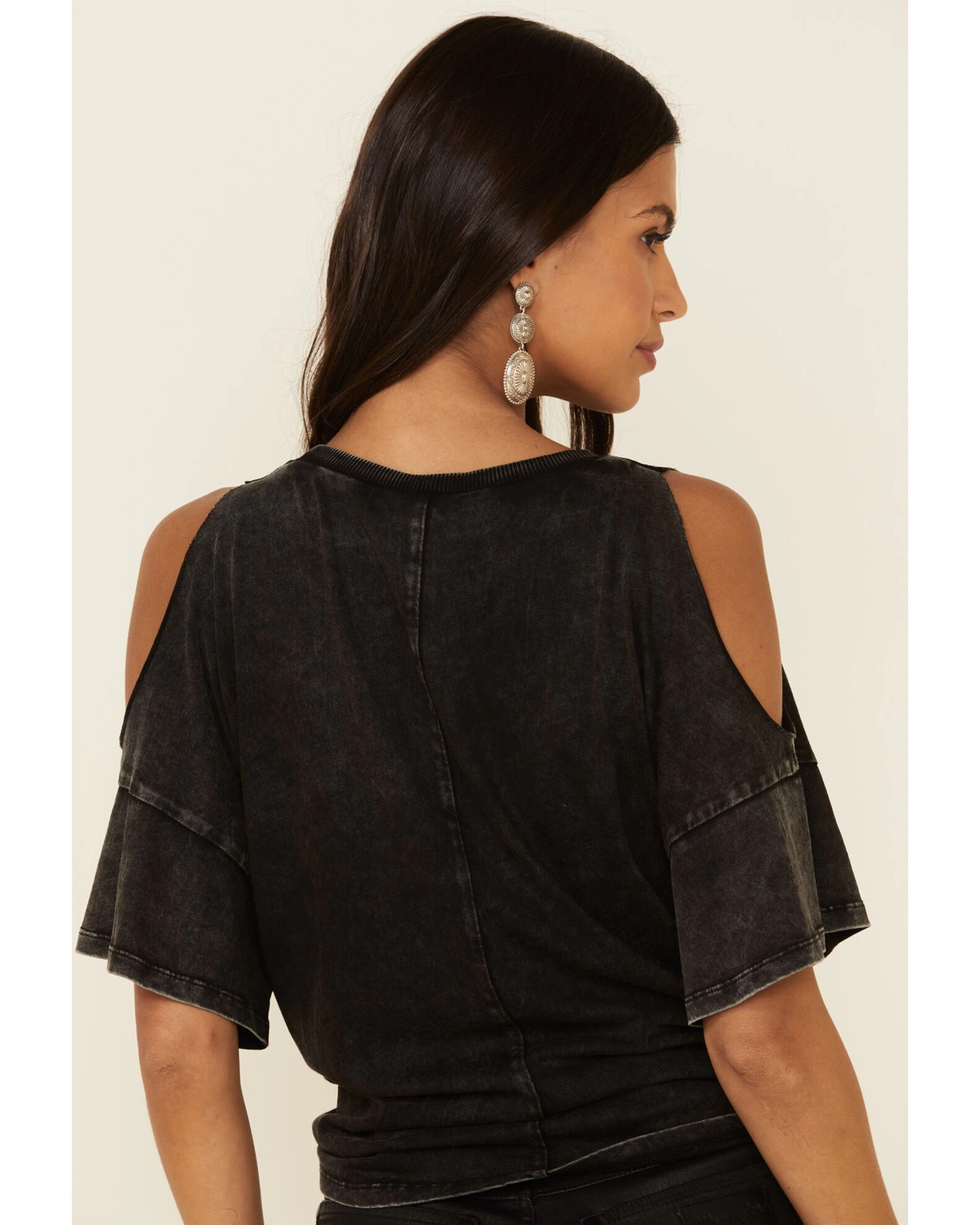 White Crow Women's Night Rainbow Dolly Quote Cold Shoulder Top 5 White Crow Women's Night Rainbow Dolly Quote Cold Shoulder Top - Image 5