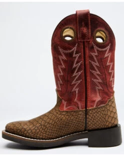 Cody James Boys' Reptile Print Western Boots - Broad Square Toe 10 Cody James Boys' Reptile Print Western Boots - Broad Square Toe -Cowboy Pradise 2000328726 920 P4