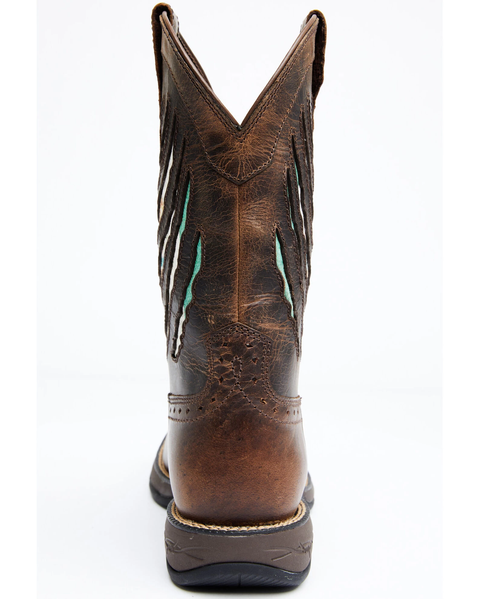 Brothers & Sons Men's Scratch Mexico Flag Lite Performance Western Boots - Broad Square Toe 4 Brothers & Sons Men's Scratch Mexico Flag Lite Performance Western Boots - Broad Square Toe - Image 4