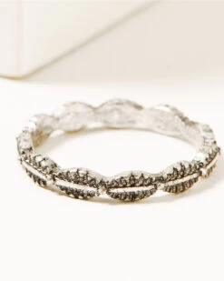 Shyanne Women's Silver & Turquoise Squash Blossom 5-piece Ring Set 11 Shyanne Women's Silver & Turquoise Squash Blossom 5-piece Ring Set -Cowboy Pradise 2000332010 040 P6