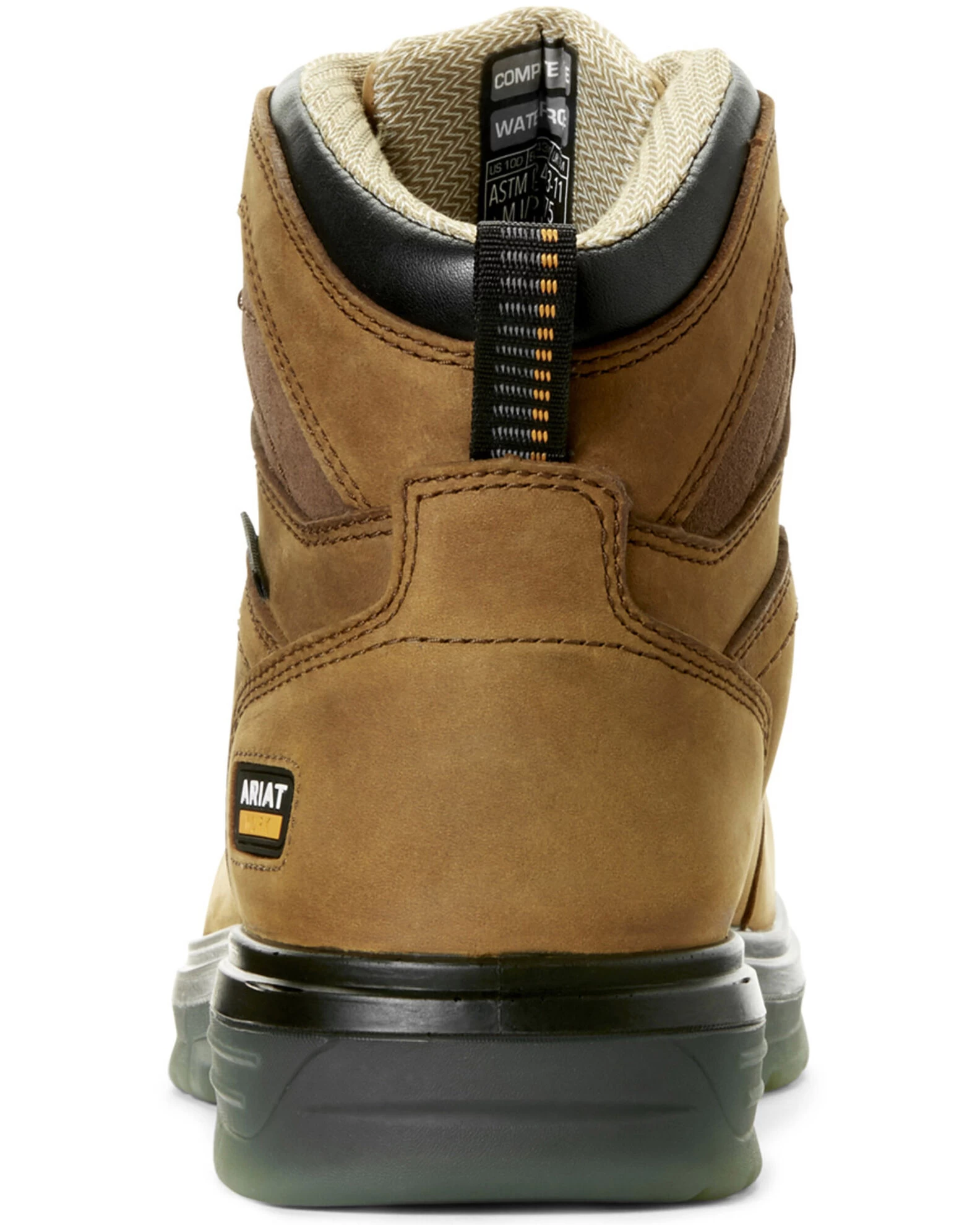 Ariat Men's Turbo Waterproof Work Boots - Soft Toe 3 Ariat Men's Turbo Waterproof Work Boots - Soft Toe - Image 3