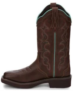 Justin Women's Raya Western Boots - Square Toe -Cowboy Pradise 2000335052 280 P3