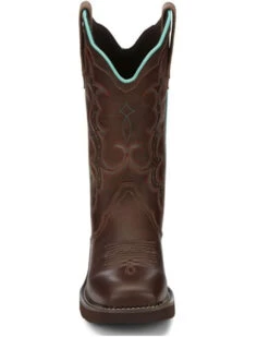 Justin Women's Raya Western Boots - Square Toe -Cowboy Pradise 2000335052 280 P4