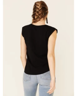 Shyanne Women's Fringe With Benefits Graphic Muscle Tee 9 Shyanne Women's Fringe With Benefits Graphic Muscle Tee -Cowboy Pradise 2000338218 001 P5