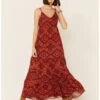 Shyanne Women's Chili Tile Dress