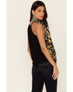 Idyllwind Women's Floral Haze Halter Top  -Cowboy Pradise 2000338253 001 P4