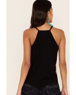 Idyllwind Women's Floral Haze Halter Top  -Cowboy Pradise 2000338253 001 P5