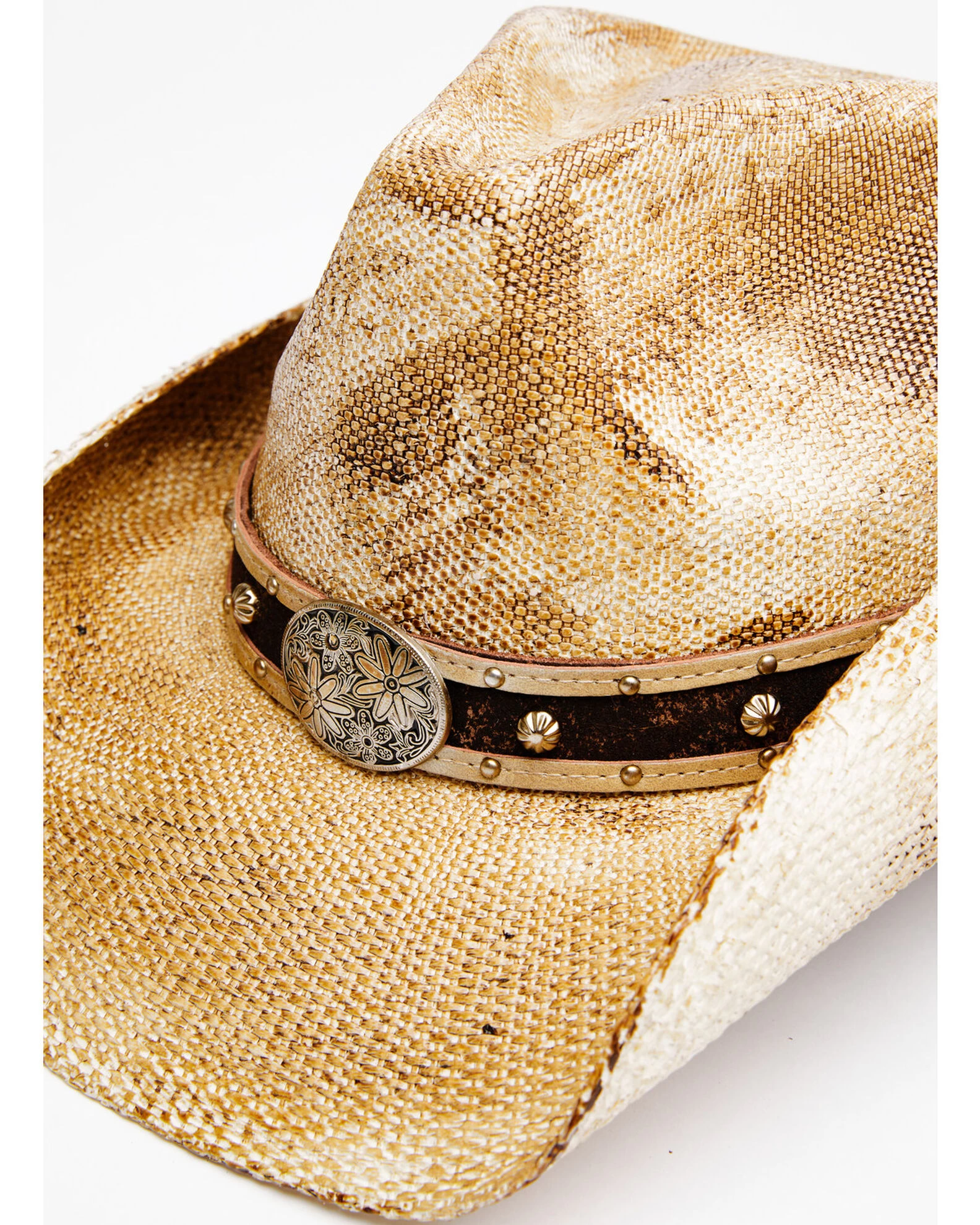 Shyanne Women's Natural Gori Straw Western Hat 2 Shyanne Women's Natural Gori Straw Western Hat - Image 2