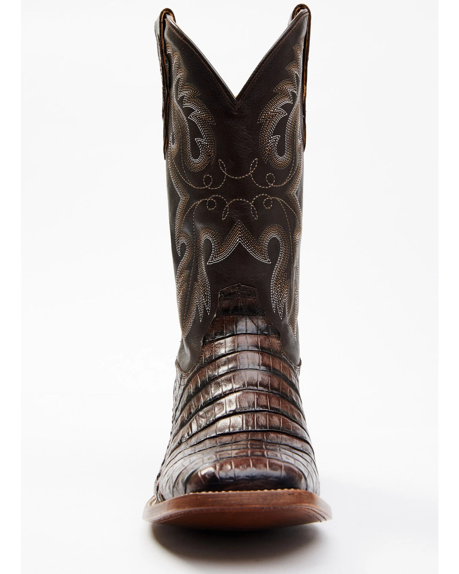 Cody James Men's Exotic Caiman Tail Skin Western Boots - Broad Square Toe 4 Cody James Men's Exotic Caiman Tail Skin Western Boots - Broad Square Toe - Image 4