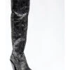 Dan Post Women's Black Snake Print Western Boots - Snip Toe