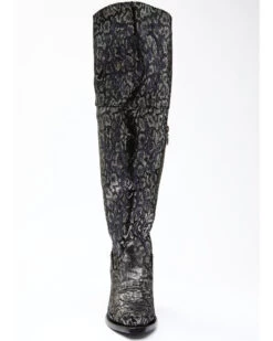 Dan Post Women's Black Snake Print Western Boots - Snip Toe 9 Dan Post Women's Black Snake Print Western Boots - Snip Toe -Cowboy Pradise 2000340406 040 P3