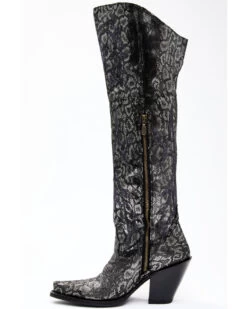 Dan Post Women's Black Snake Print Western Boots - Snip Toe 10 Dan Post Women's Black Snake Print Western Boots - Snip Toe -Cowboy Pradise 2000340406 040 P4