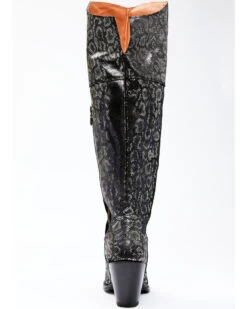 Dan Post Women's Black Snake Print Western Boots - Snip Toe 11 Dan Post Women's Black Snake Print Western Boots - Snip Toe -Cowboy Pradise 2000340406 040 P5