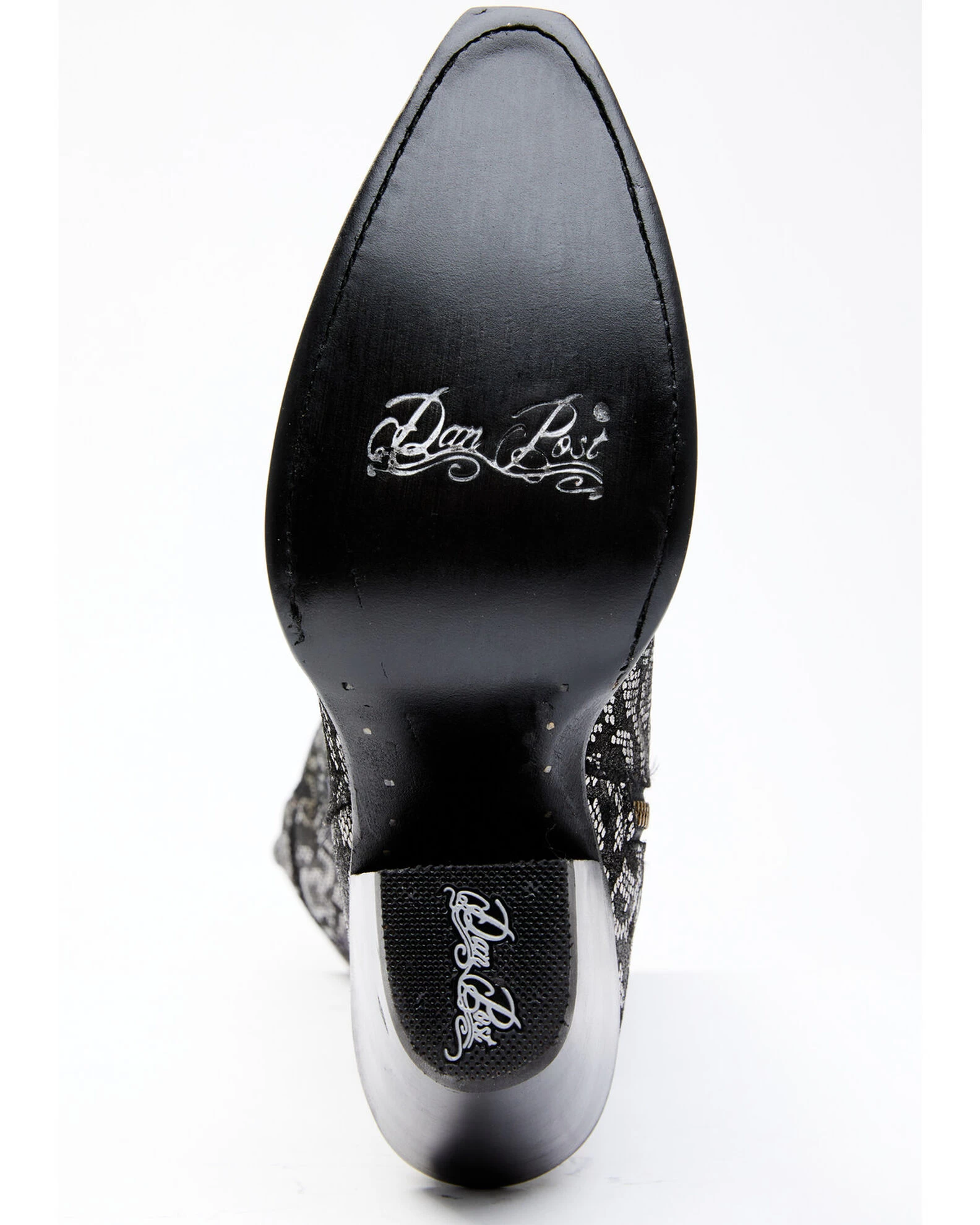 Dan Post Women's Black Snake Print Western Boots - Snip Toe 7 Dan Post Women's Black Snake Print Western Boots - Snip Toe - Image 7