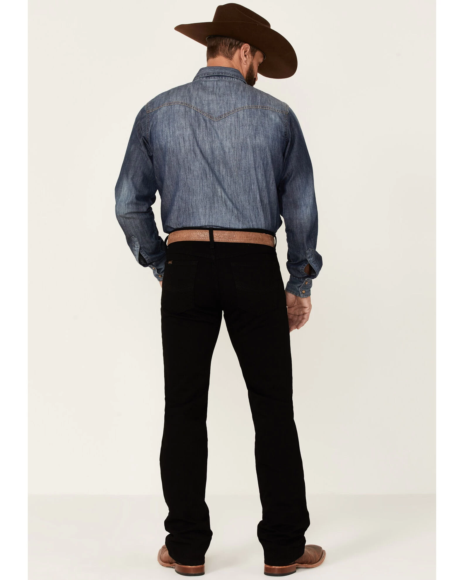 Ariat Men's M7 Black Legacy Wash Stretch Slim Straight Jeans 3 Ariat Men's M7 Black Legacy Wash Stretch Slim Straight Jeans - Image 3