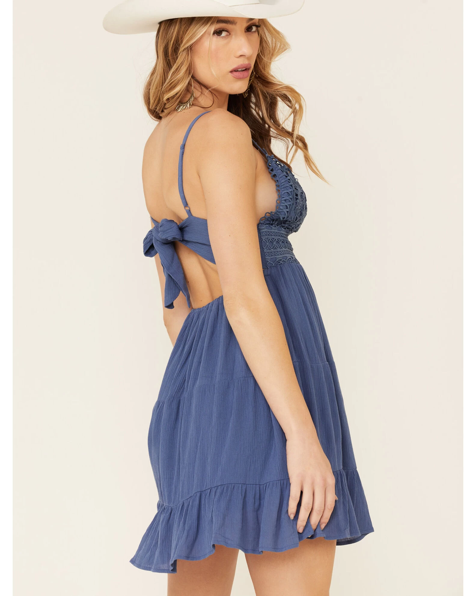 Tempted Women's Crochet Top Sundress 5 Tempted Women's Crochet Top Sundress - Image 5