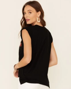 Rodeo Quincy Women's Thunderstruck Cowboy Graphic Short Sleeve Tee  -Cowboy Pradise 2000344698 001 P4