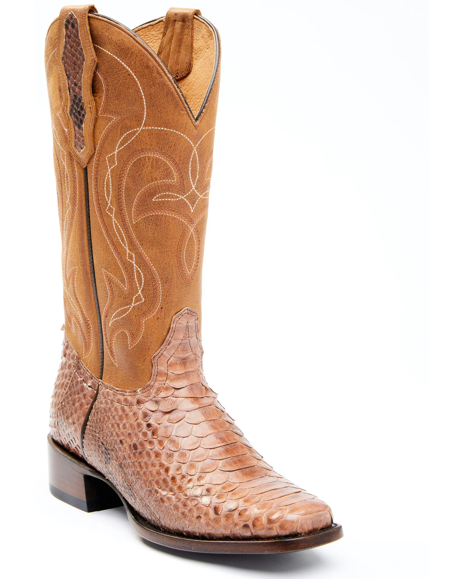 Shyanne Women's Geneva Exotic Snake Skin Western Boots - Square Toe 1 Shyanne Women's Geneva Exotic Snake Skin Western Boots - Square Toe